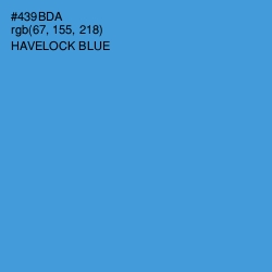 #439BDA - Havelock Blue Color Image